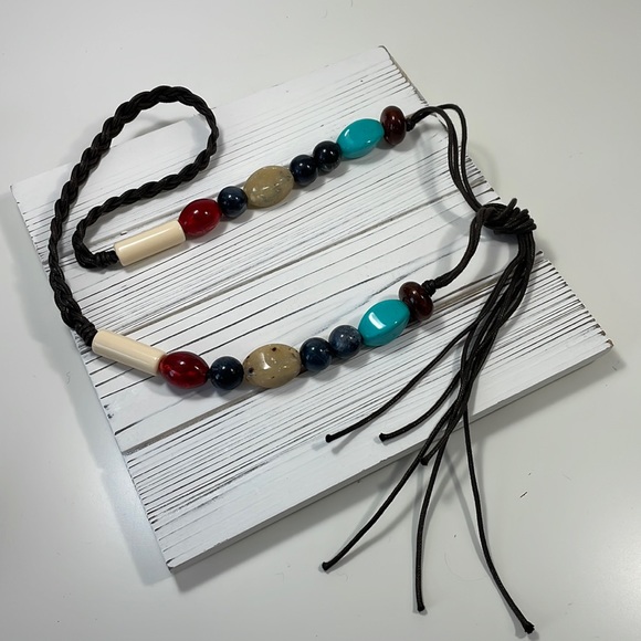 Accessories - Hips boho belt ajustable waist, beaded belt